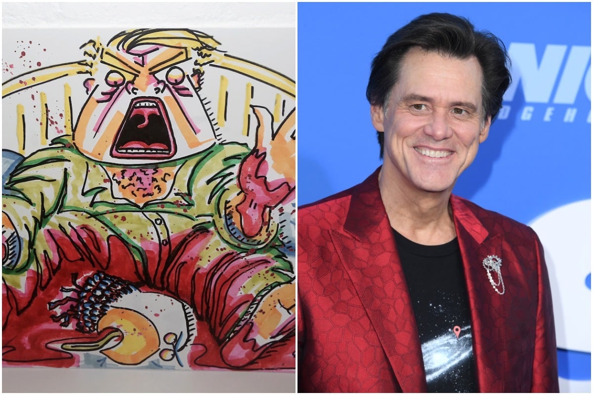 Jim Carrey painting, Jim Carrey art