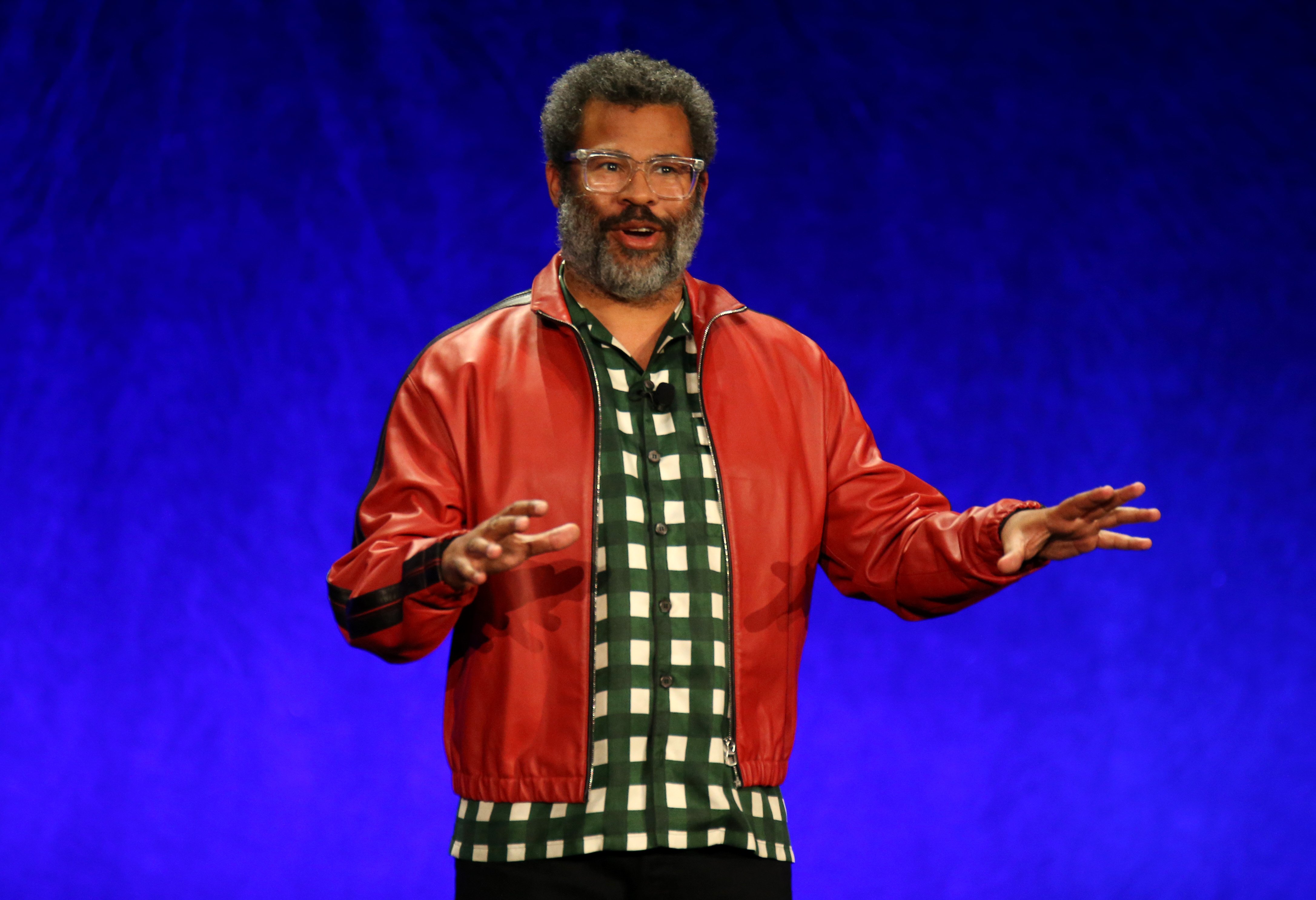 Director Jordan Peele discusses his upcoming movies Nope during the Universal panel at CinemaCon 2022