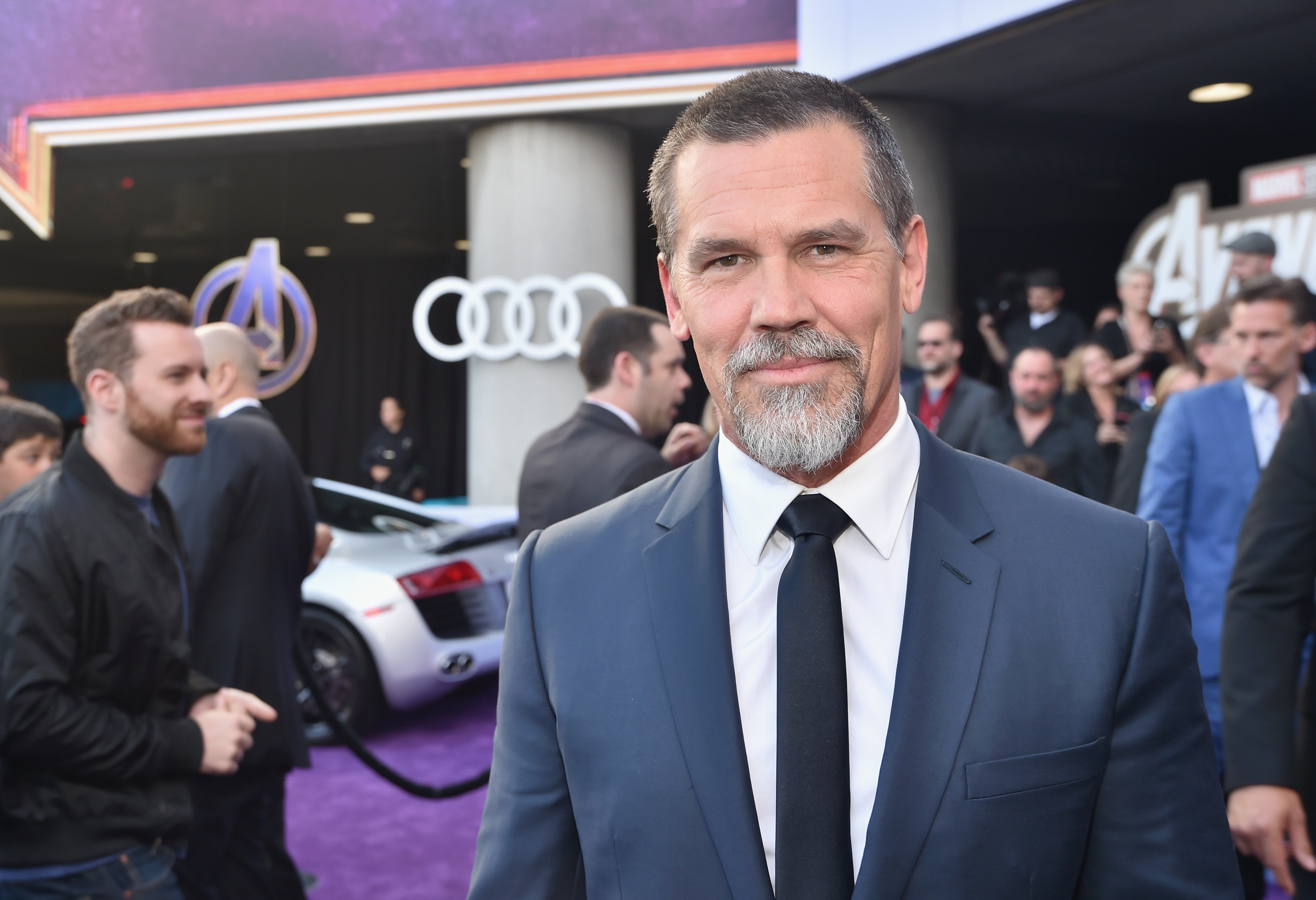 Josh Brolin, who almost played Chris Pratt's role in Jurassic World, attends the premiere of his movie, Avengers: Endgame