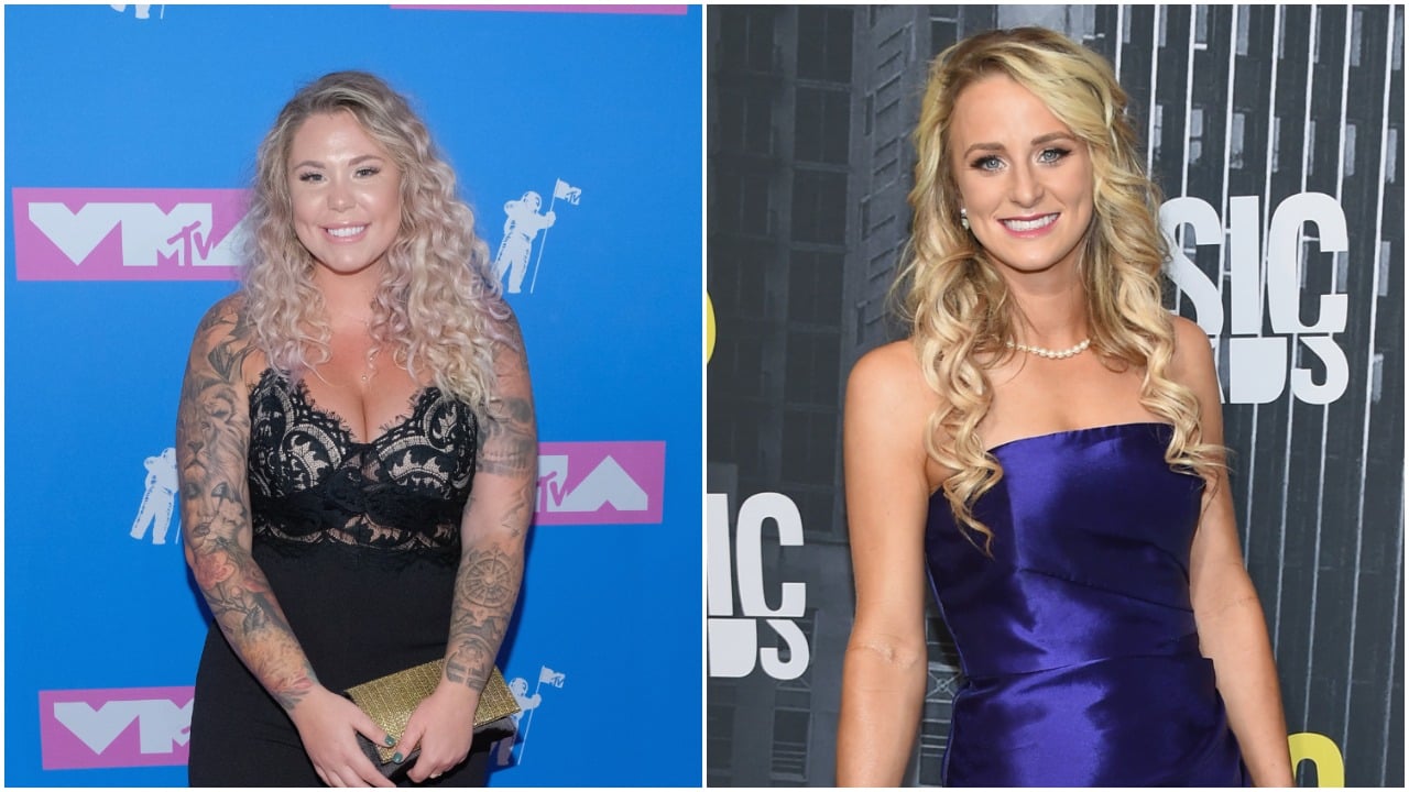 Kailyn Lowry at the 2018 MTV Video Music Awards; Leah Messer at the 2017 CMT Music Awards