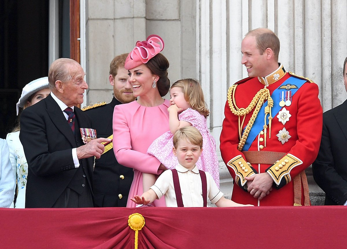 Kate Middleton and Princess Charlotte wear matching outfits to Trooping the Colour in 2017