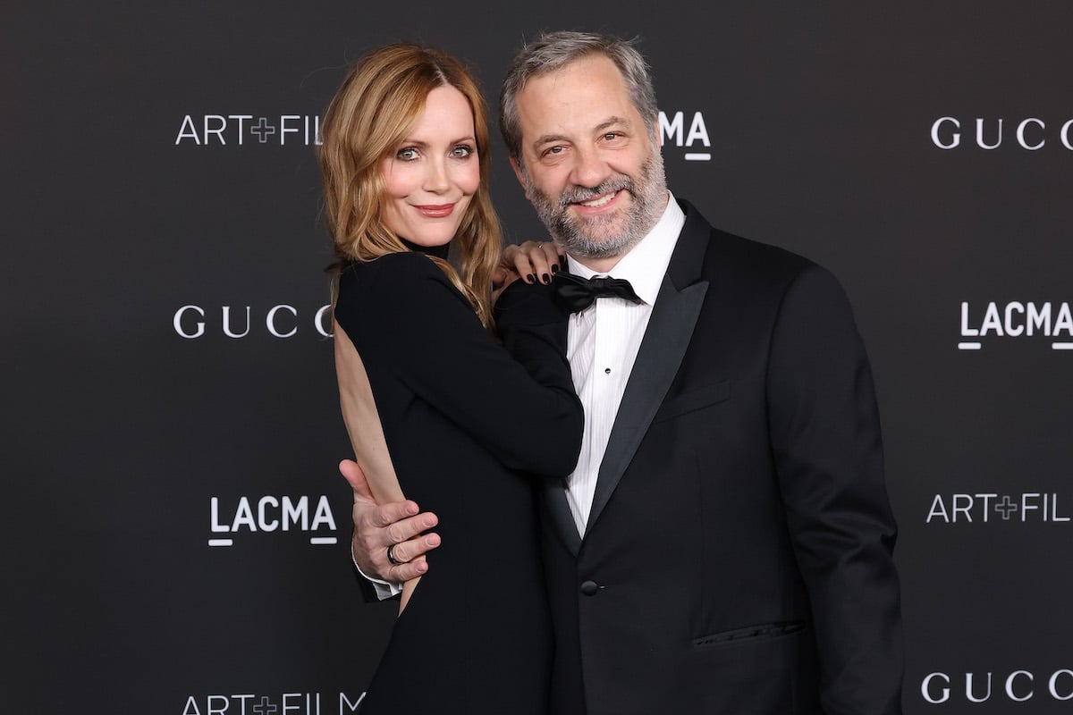 Leslie Mann and Judd Apatow attend the 2021 LACMA Art + Film Gala