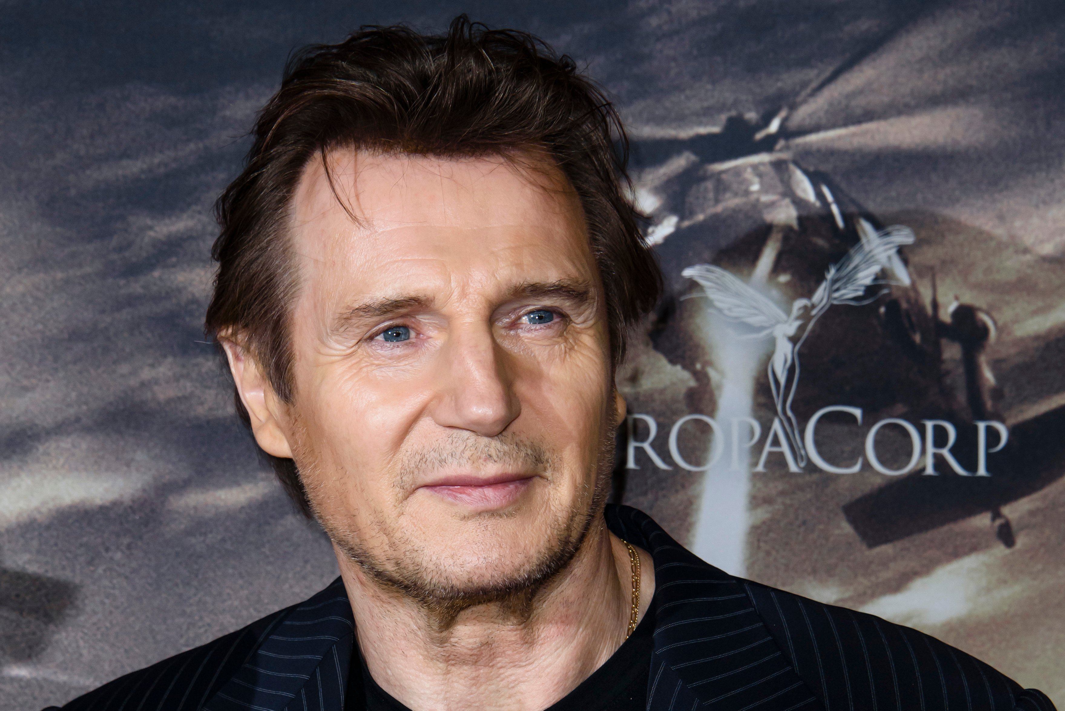 Liam Neeson attends the Berlin Premiere of Taken 3