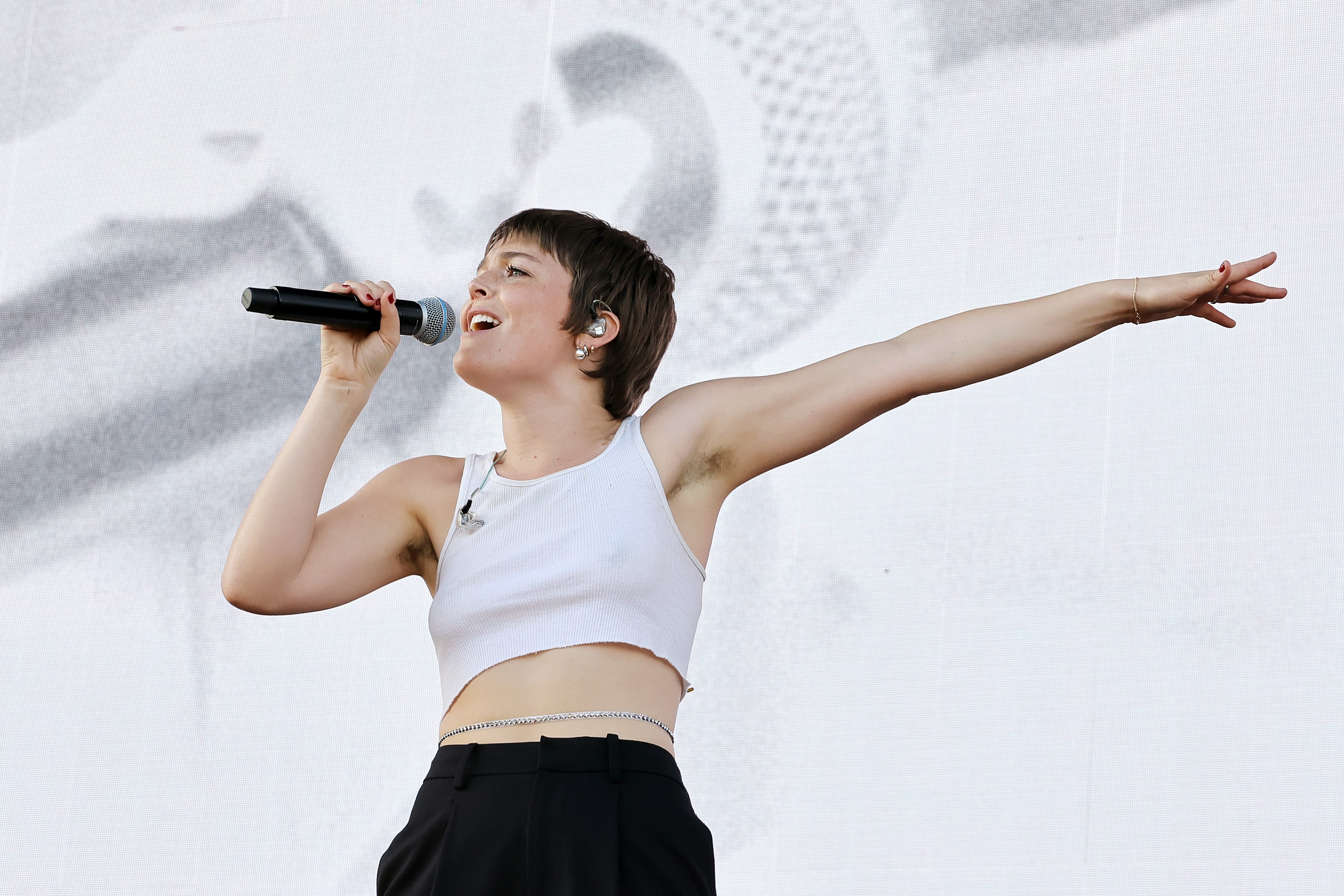 Maggie Rogers performs at the Coachella Stage during the 2022 Coachella Valley Music And Arts Festival