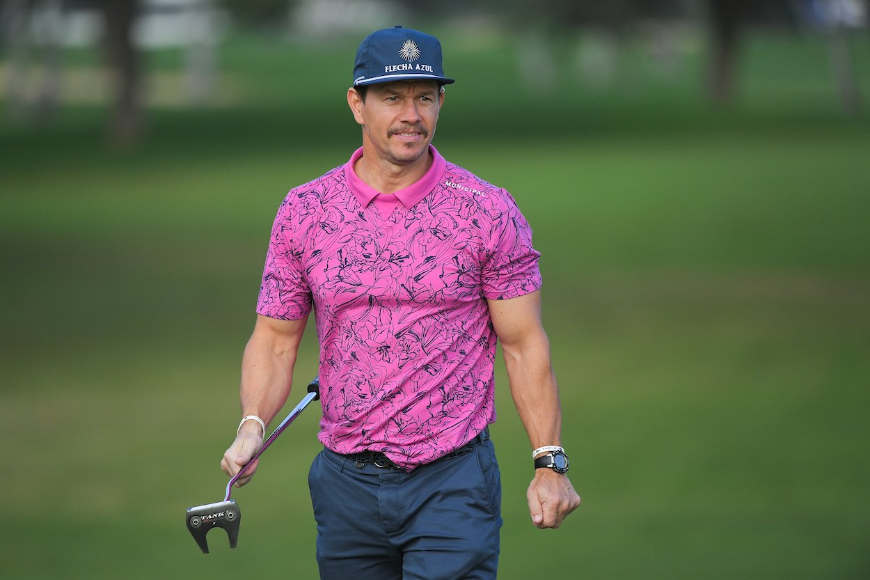 Mark Wahlberg plays the Pro-Am at the Sony Hawaii Open in 2022.