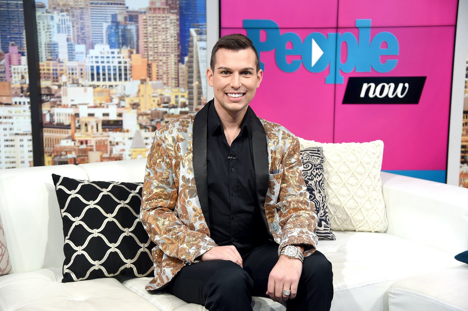 Matt Fraser smiles for a photo at People TV in 2020