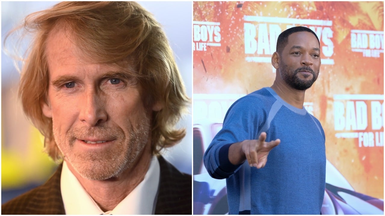 Michael Bay attends the UK premiere of 'Ambulance' in March 2022; Will Smith at a 2020 screening of 'Bad Boys for Life' in Spain.