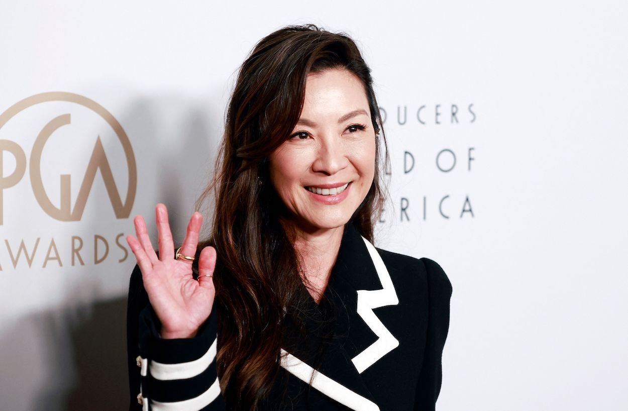 Michelle Yeoh, who plays Evelyn in the movie 'Everything Everywhere All at Once,' attends the 2022 Producers Guild Awards.