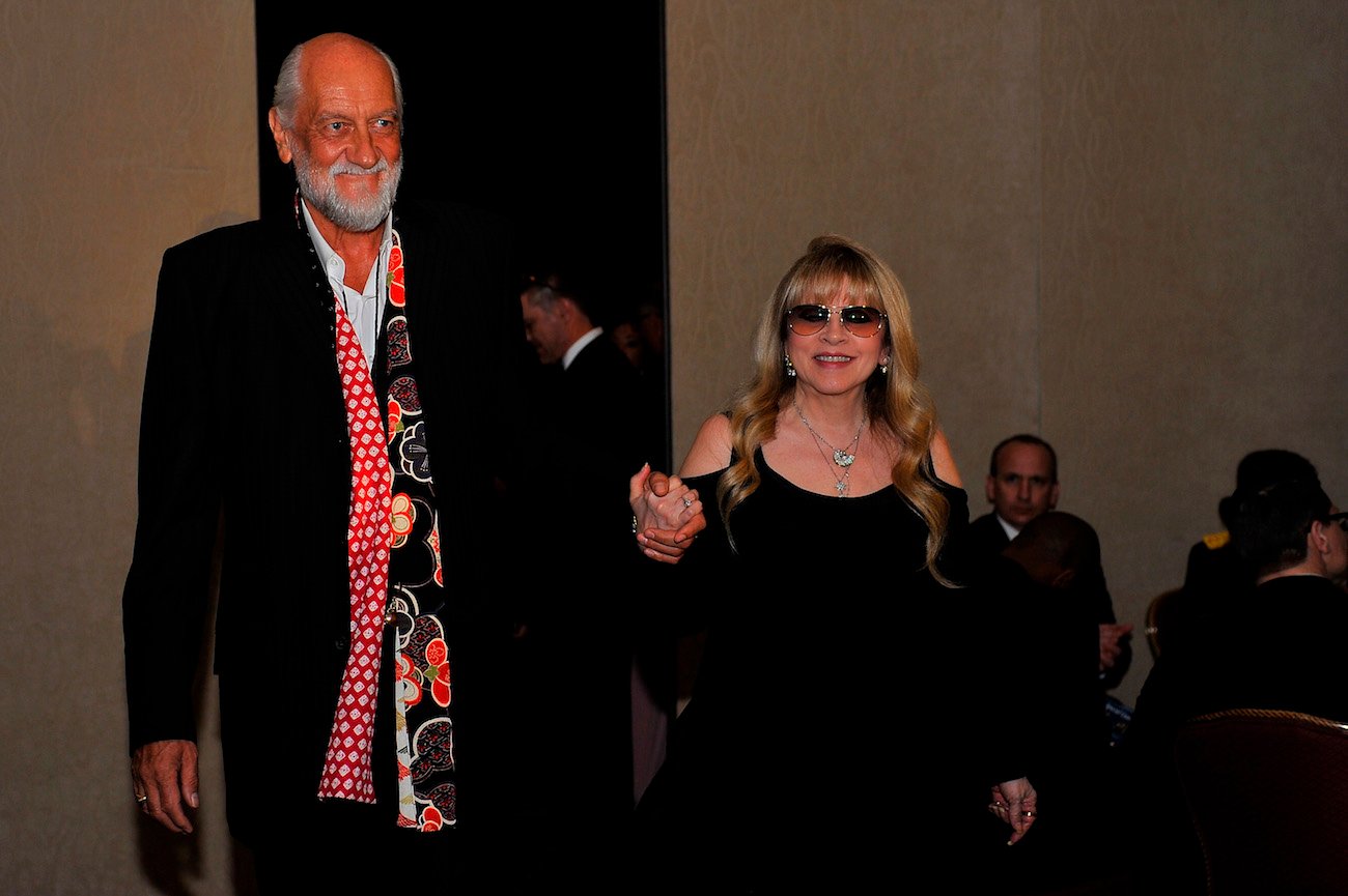 Mick Fleetwood and Stevie Nicks attending the USO-Metro's 2015 Dinner. 