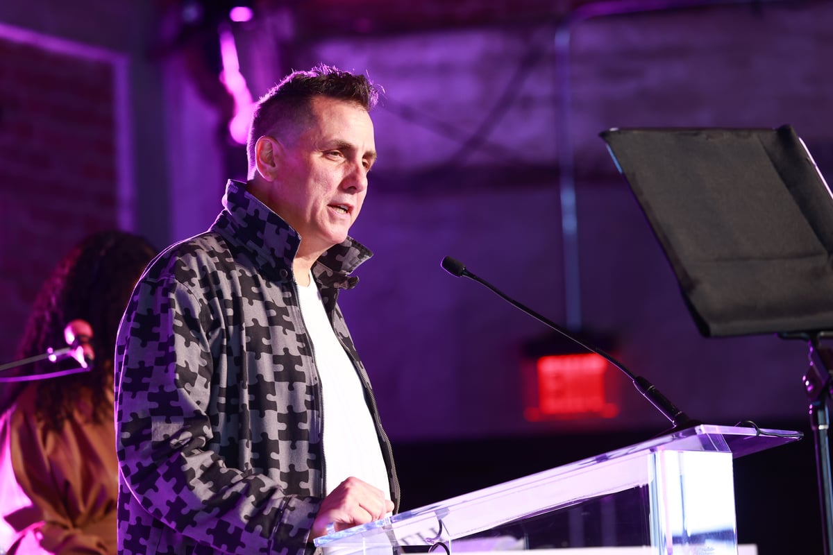 Mike Dean accepts an award during Variety's hitmakers brunch in LA.