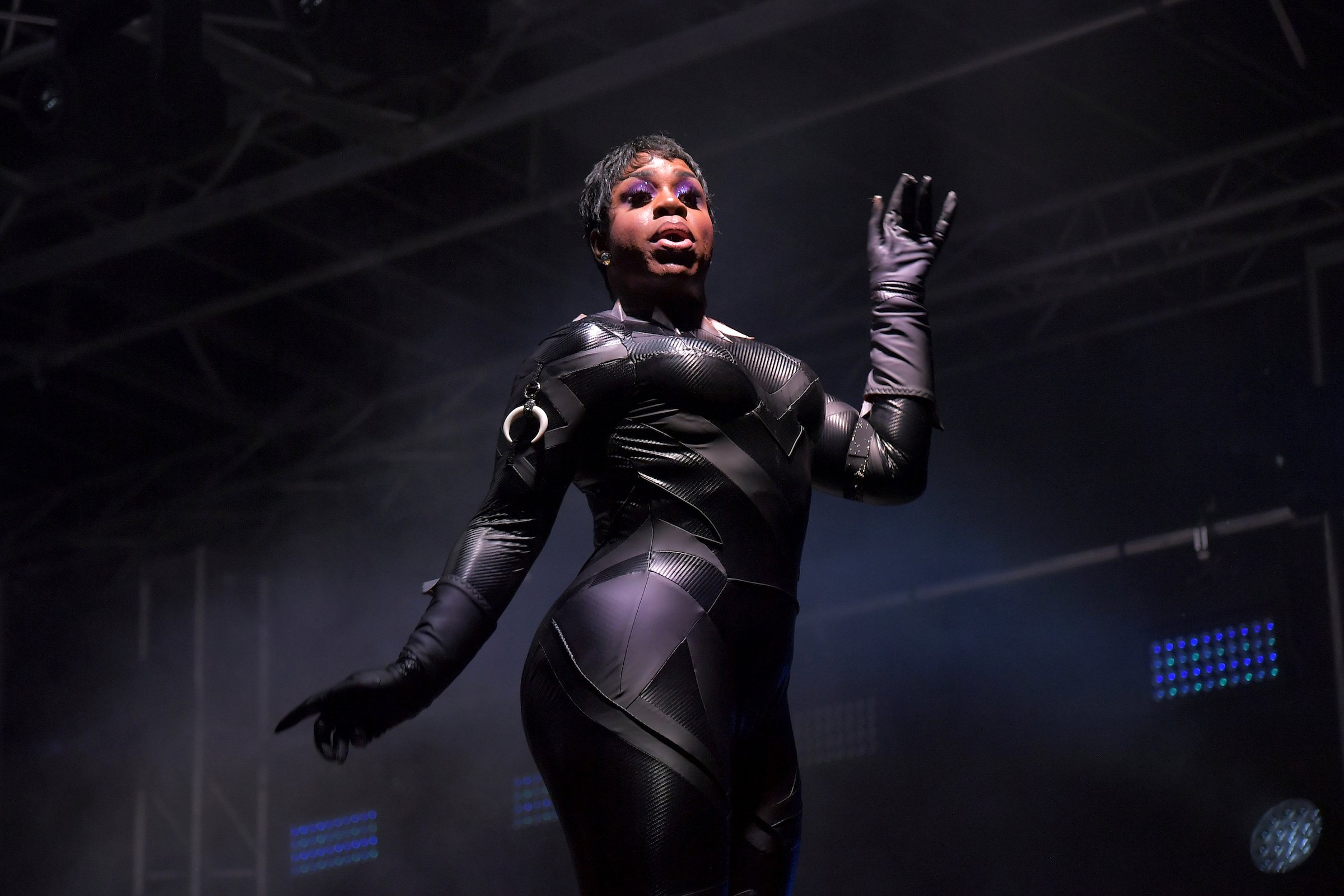 TV personality and Drag Queen Monét X Change performs during Drive'N Drag