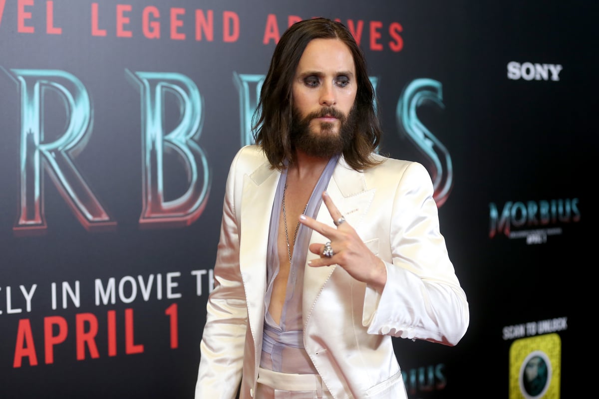 Jared Leto attends the 'Morbius' Fan Special Screening
