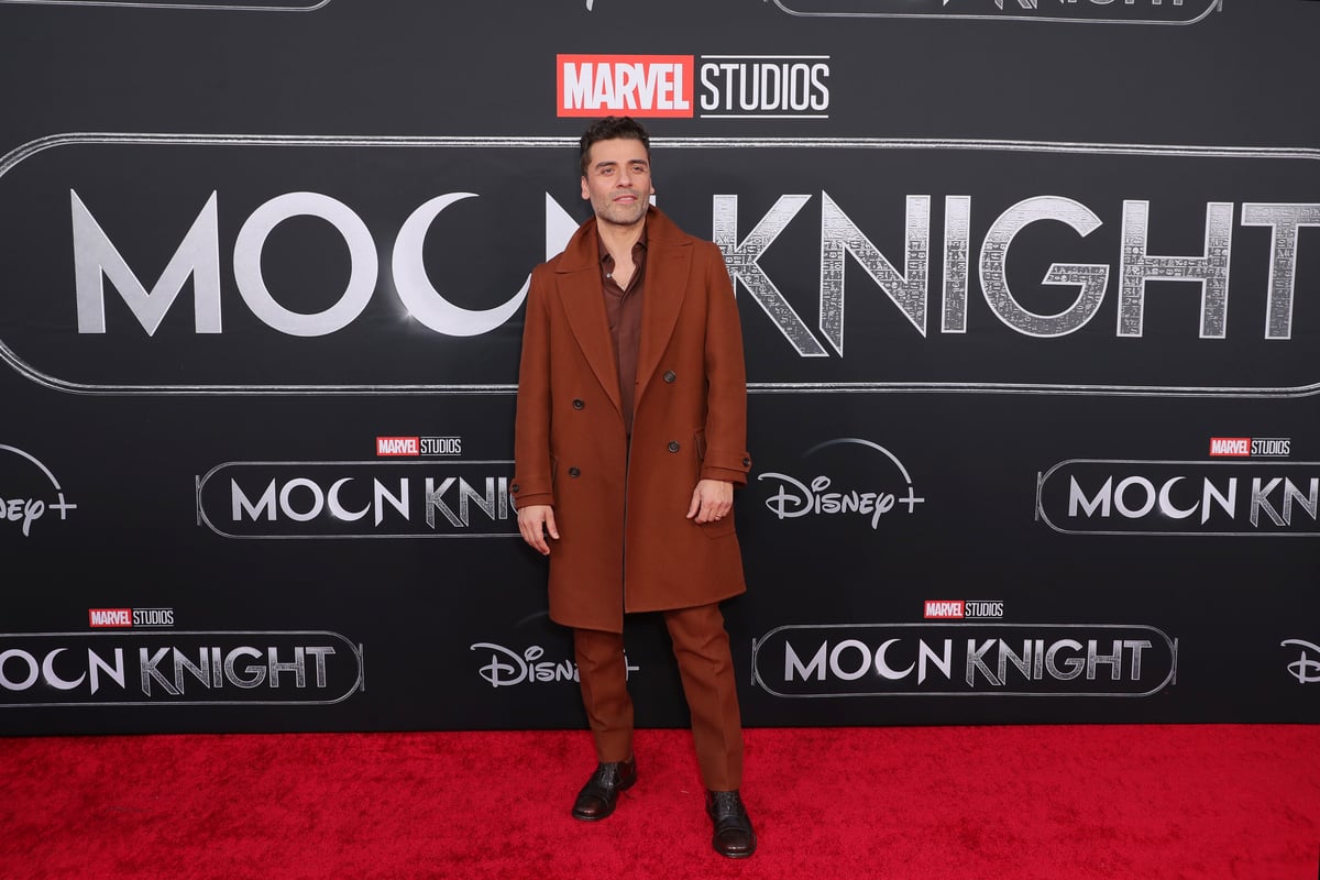 Oscar Isaac attends the premiere of Marvel Studios' "Moon Knight