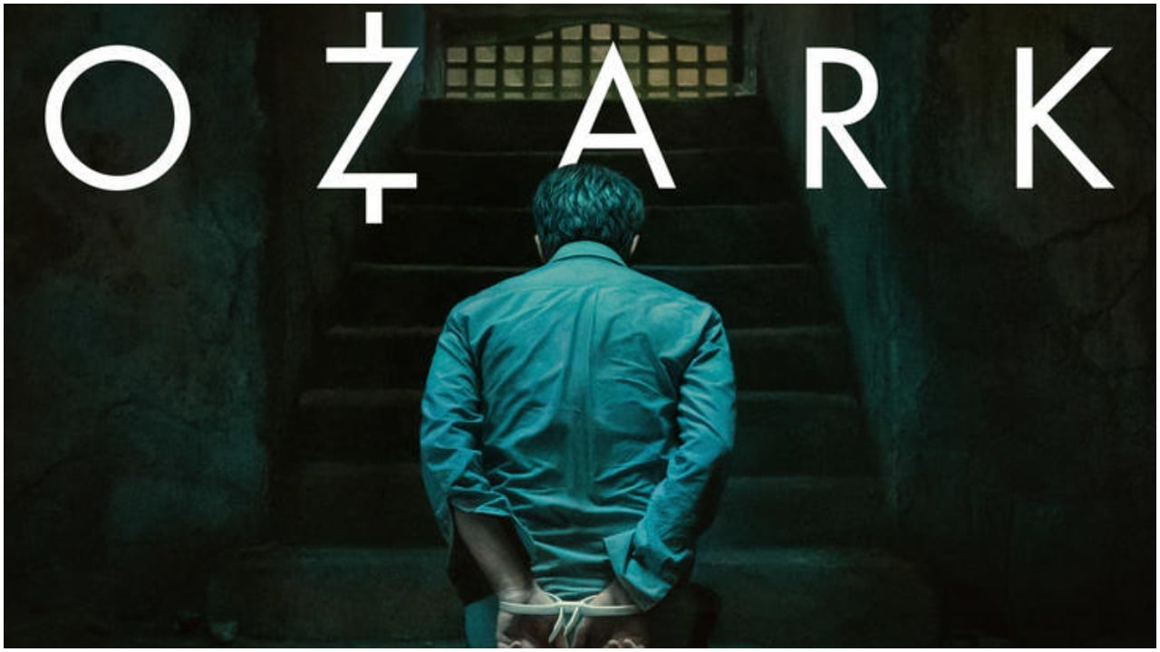 Marty Byrde (Jason Bateman) cuffed in Navarro's holding chamber in 'Ozark'