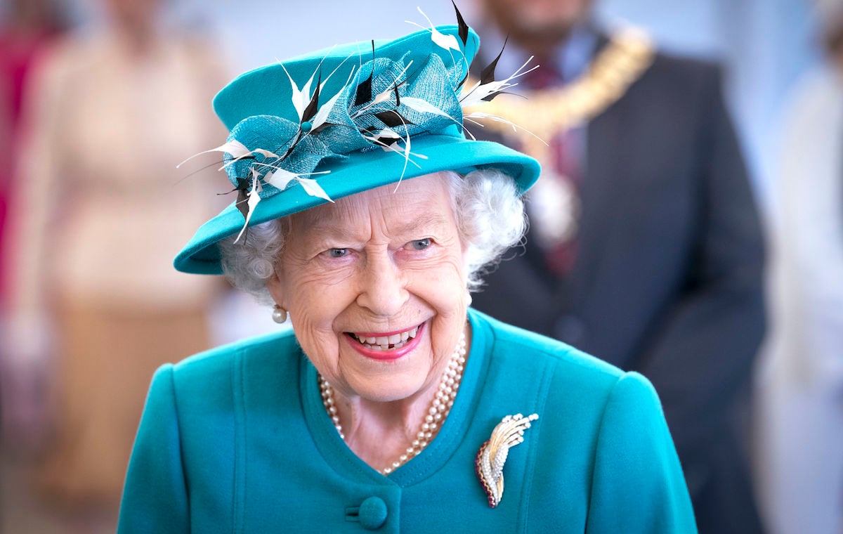 Queen Elizabeth II smiling