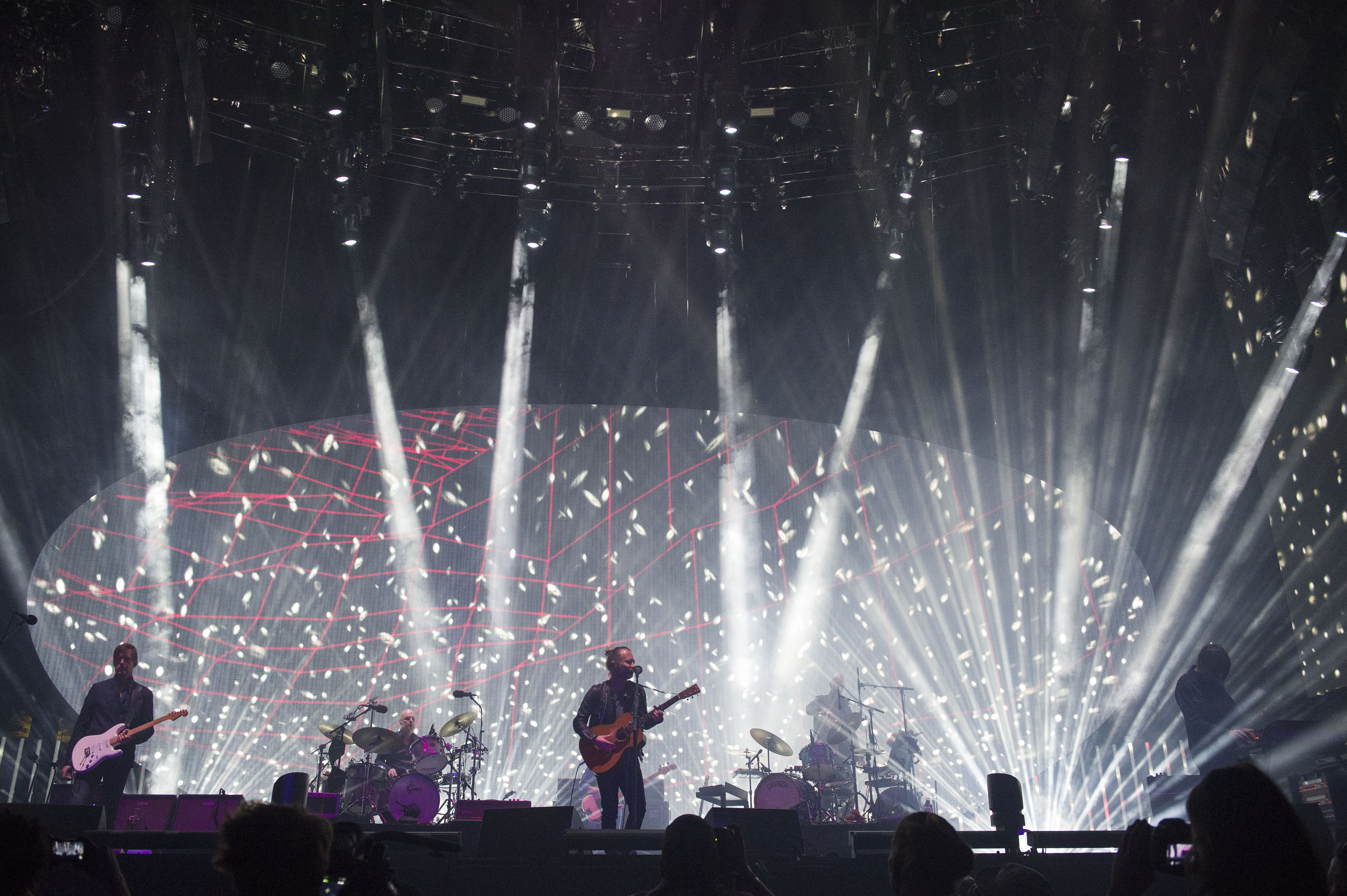 Radiohead Performs in Coachella Valley Music And Arts Festival