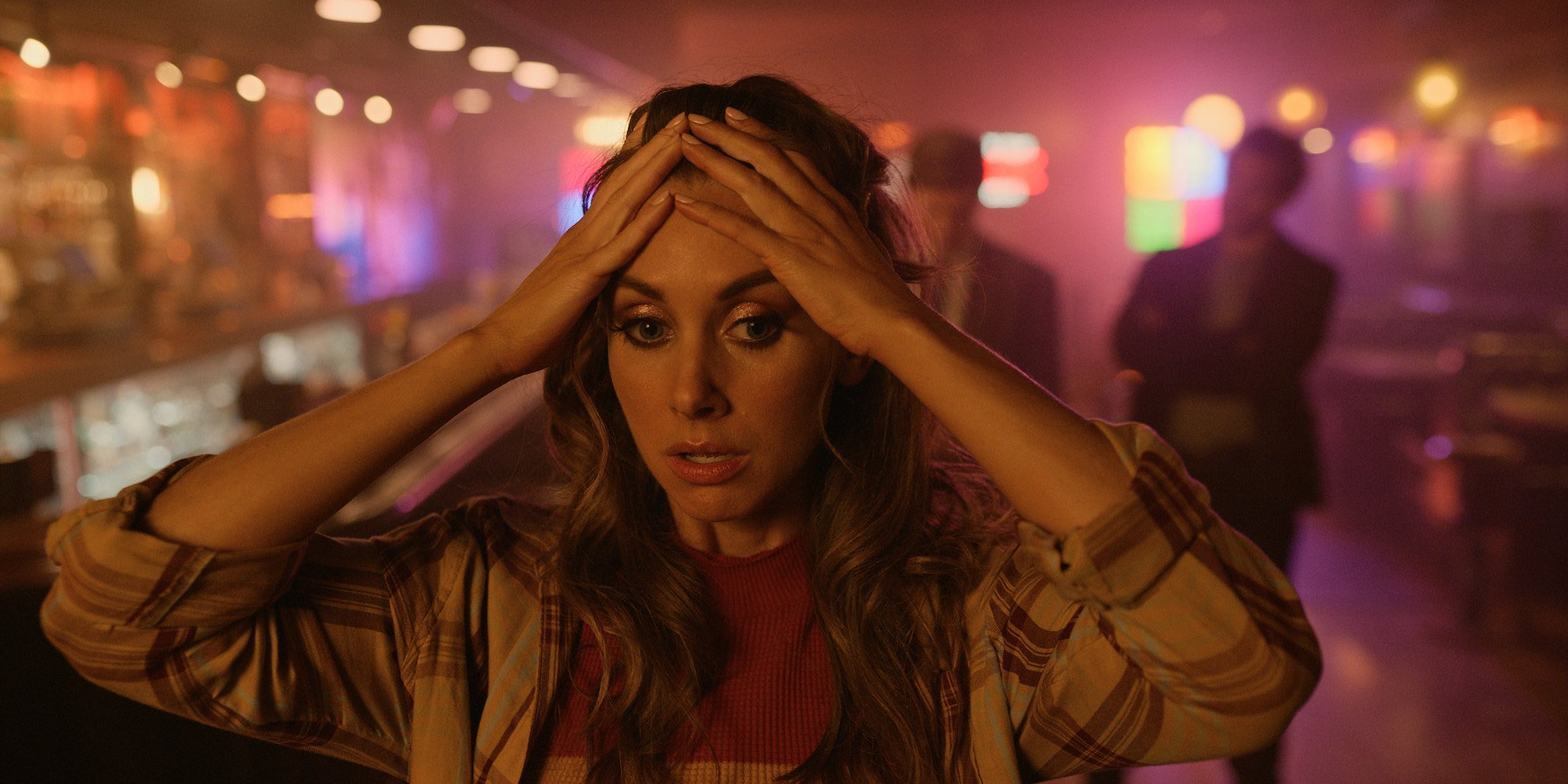 'Roar' star Alison Brie puts her hands on her forehead