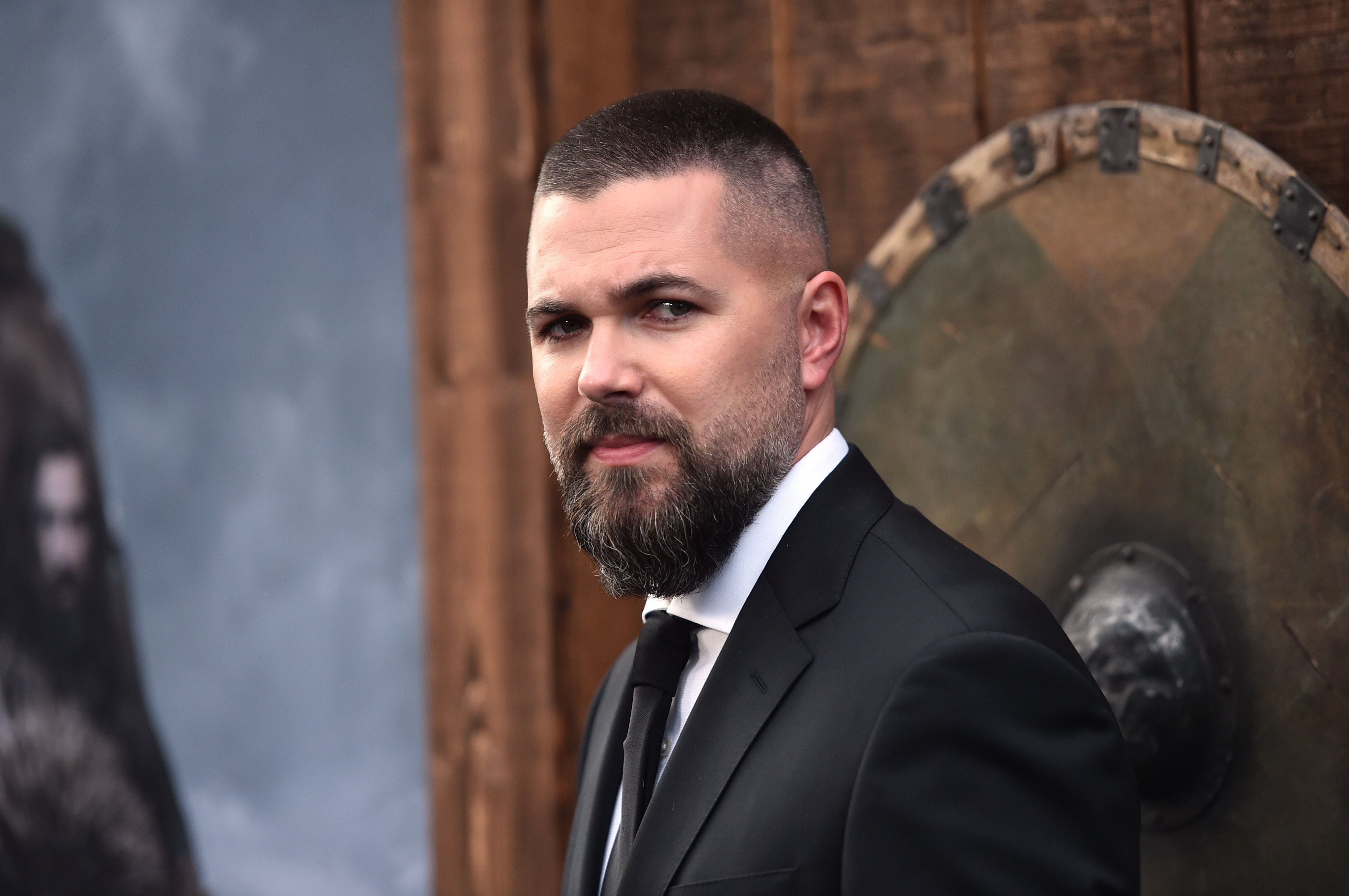 Director Robert Eggers attends the Los Angeles premiere of The Northman