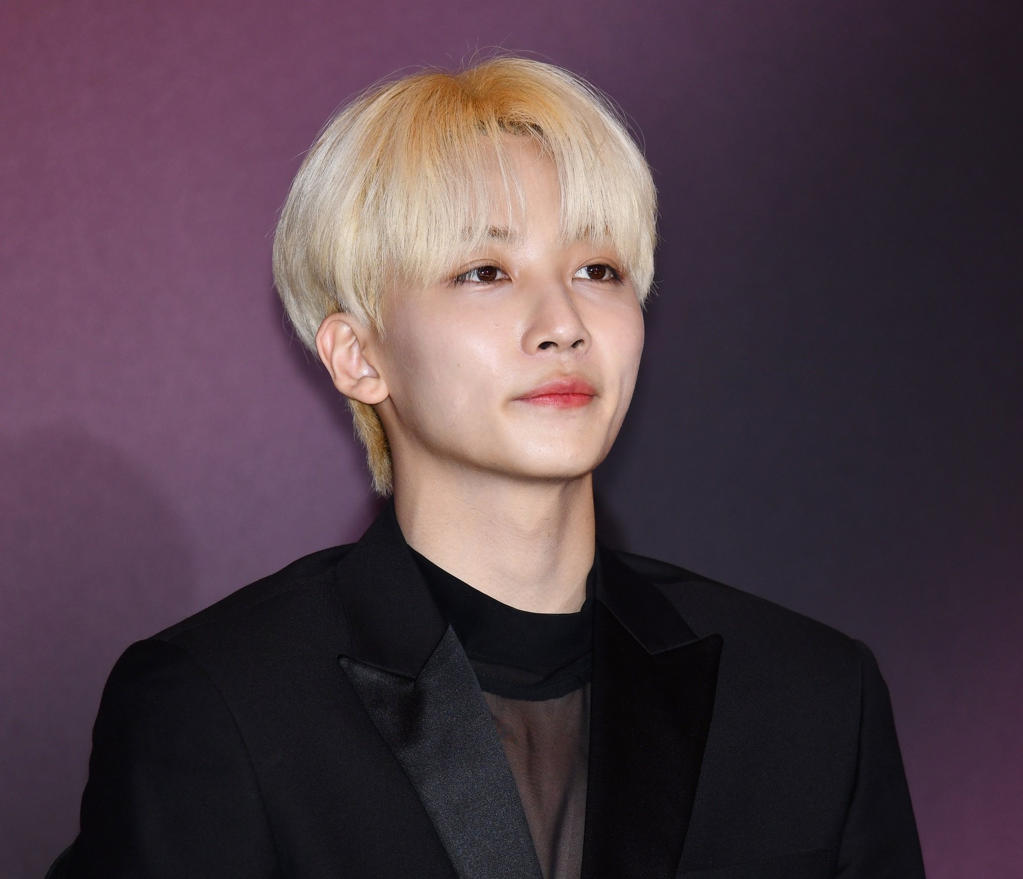 Jeonghan of Seventeen at the K-pop group's media showcase for 'Attacca'