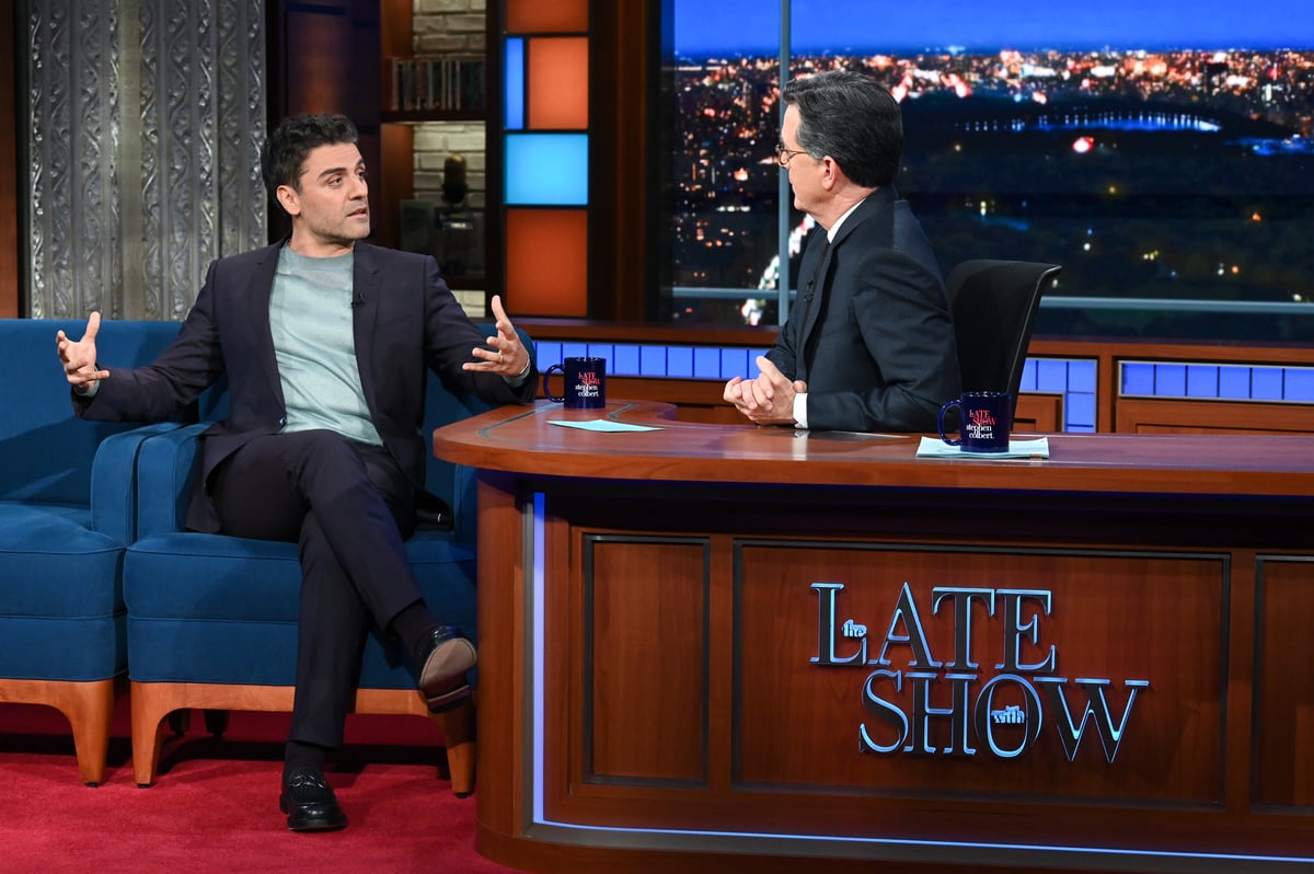 The Late Show with Stephen Colbert and Oscar Isaac