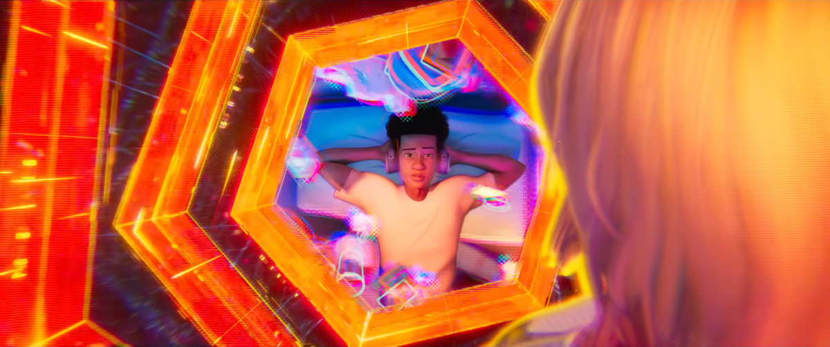 Miles Morales and Gwen Stacy in the Spider-Man Across the Spider-Verse trailer