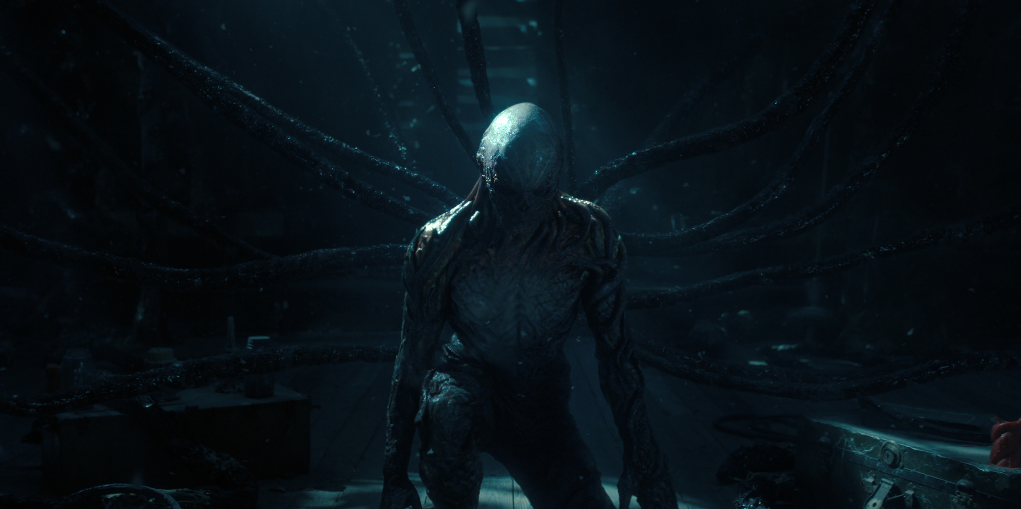 'Stranger Things 4' villain Vecna, seen here, was inspired by horror movie monsters from their childhood.