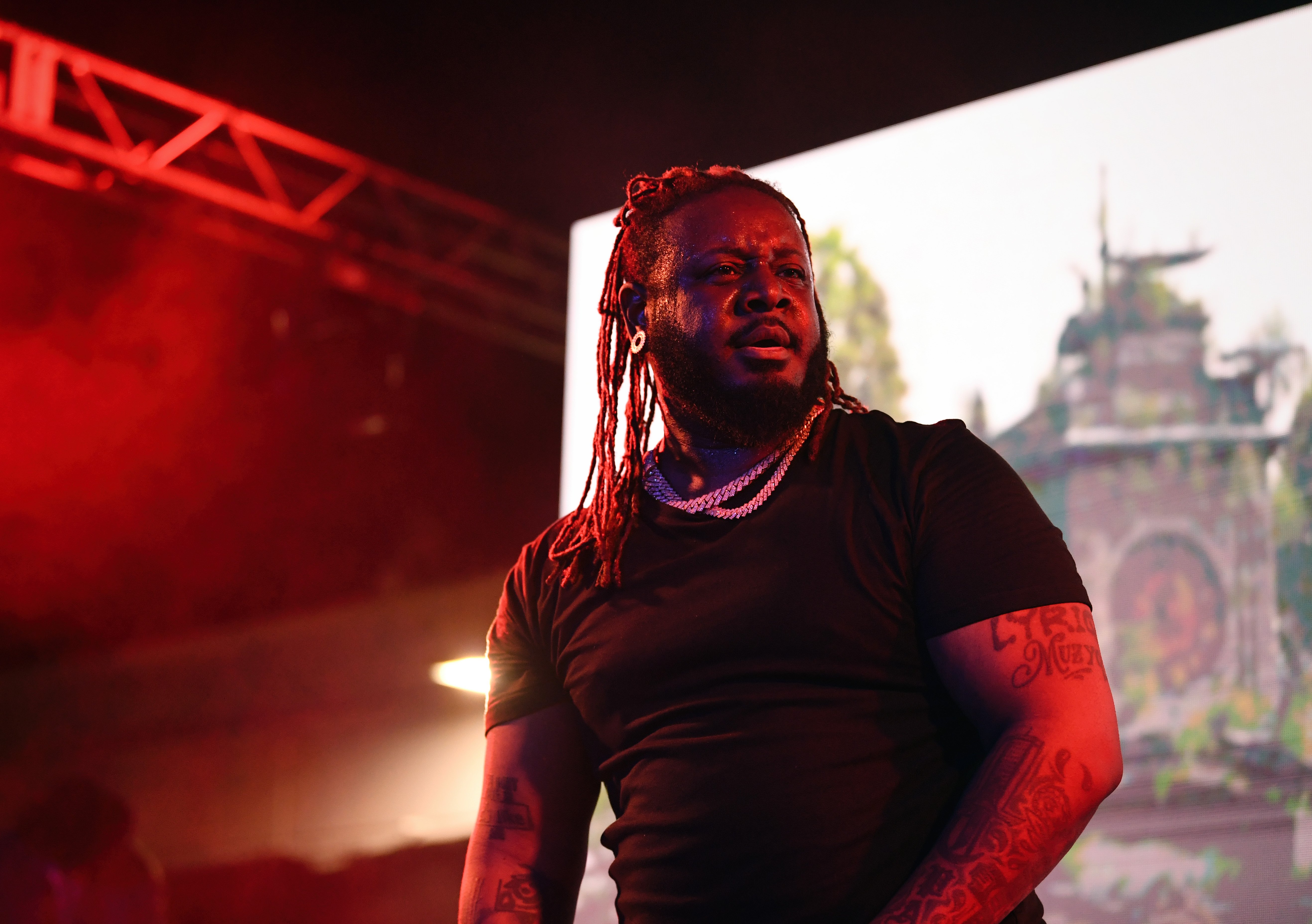 T-Pain on stage.