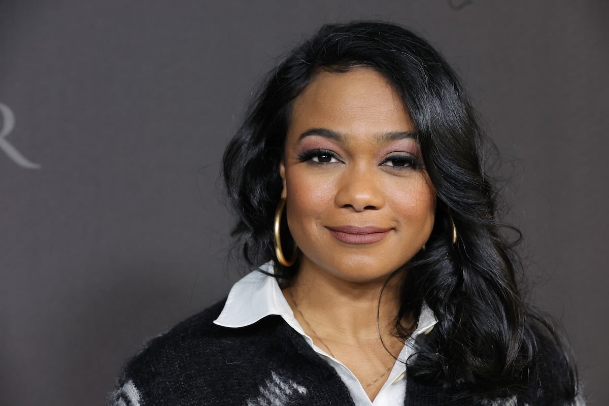 Tatyana Ali, who gained attention recently for her comments on the Will Smith Oscars slap, attends the premiere for the Peacock show 'Bel-Air'