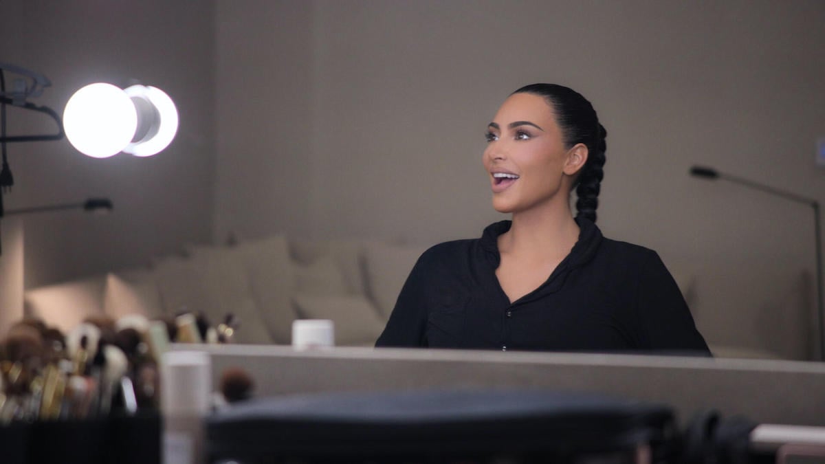 Kim Kardashian in a screenshot from episode 101 of Hulu's 'The Kardashians'