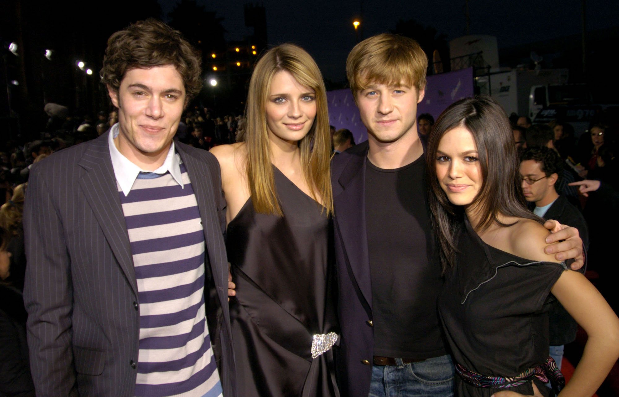 'The OC' stars Adam Brody, Mischa Barton, Benjamin McKenzie, and Rachel Bilson at the 2003 Billboard Music Awards.