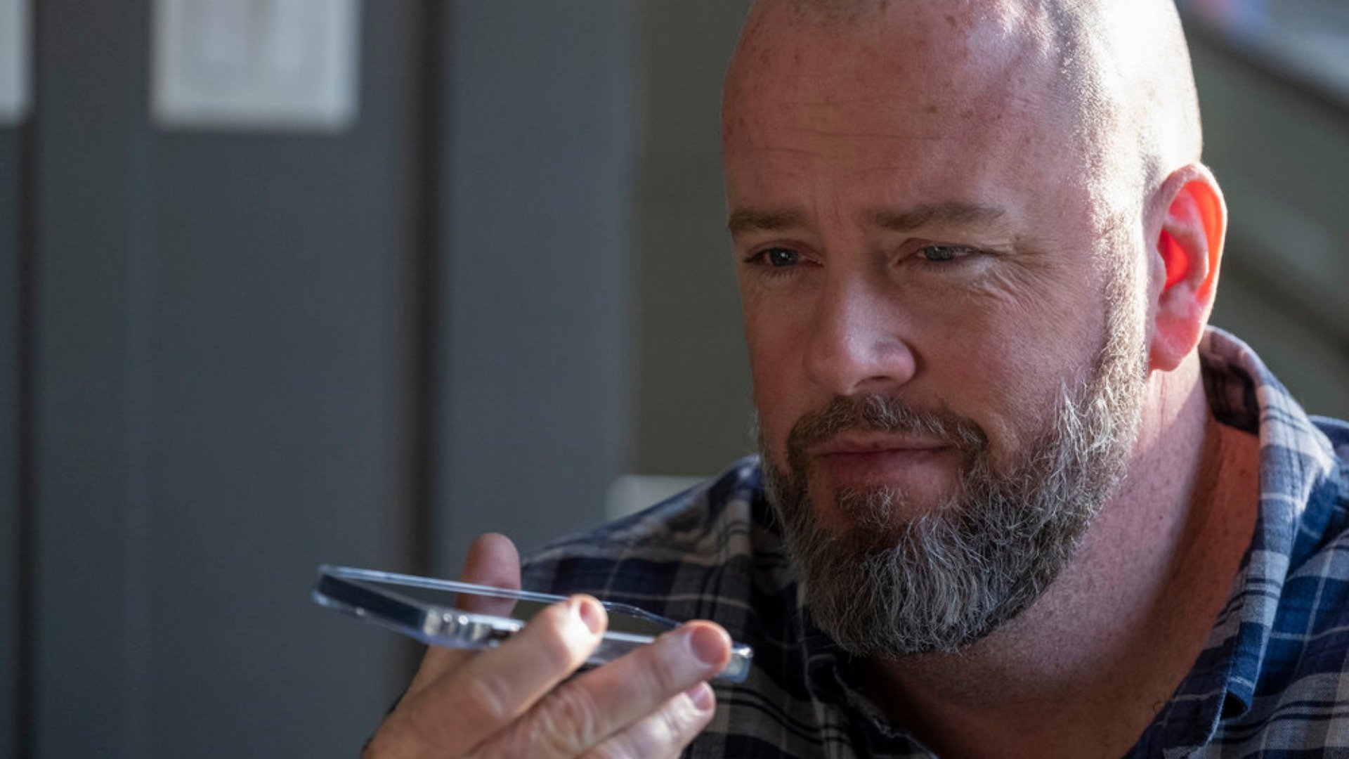 Chris Sullivan as Toby on the phone with Kate in ‘This Is Us’ Season 6 Episode 12, ’Katoby’