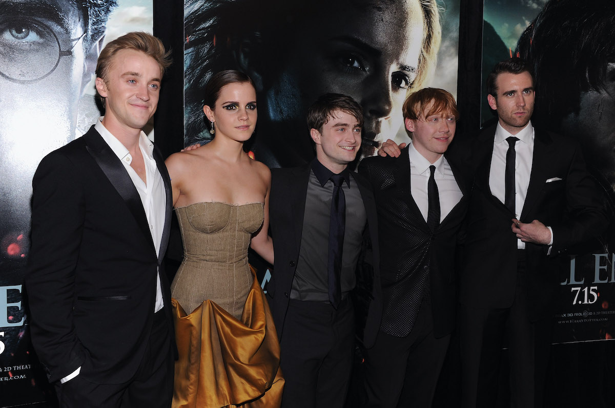 Harry Potter alums Tom Felton, Emma Watson, Daniel Radcliffe, Rupert Grint and Matthew Lewis