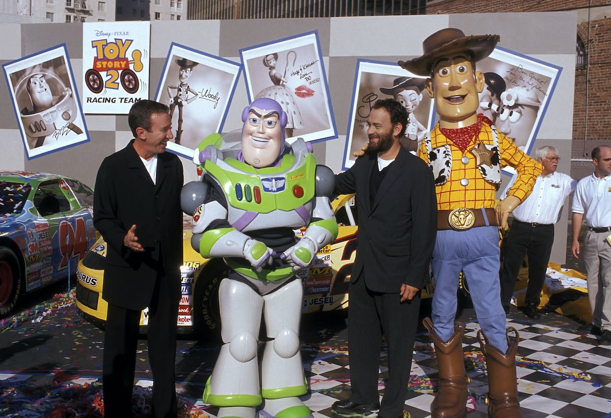 'Toy Story 2' cast Tim Allen, Buzz Lightyear, Tom Hanks and Woody