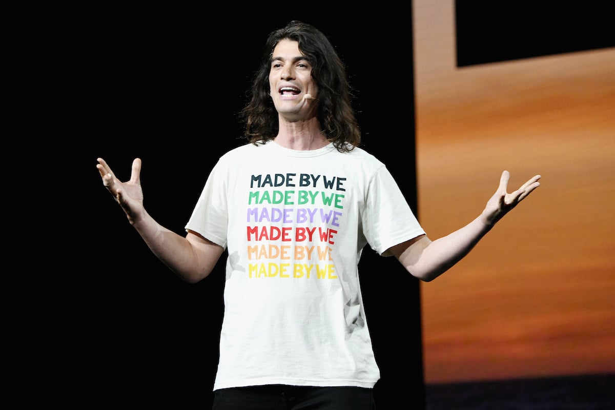 Adam Neumann speaks onstage during WeWork Presents Second Annual Creator Global Finals in 2019