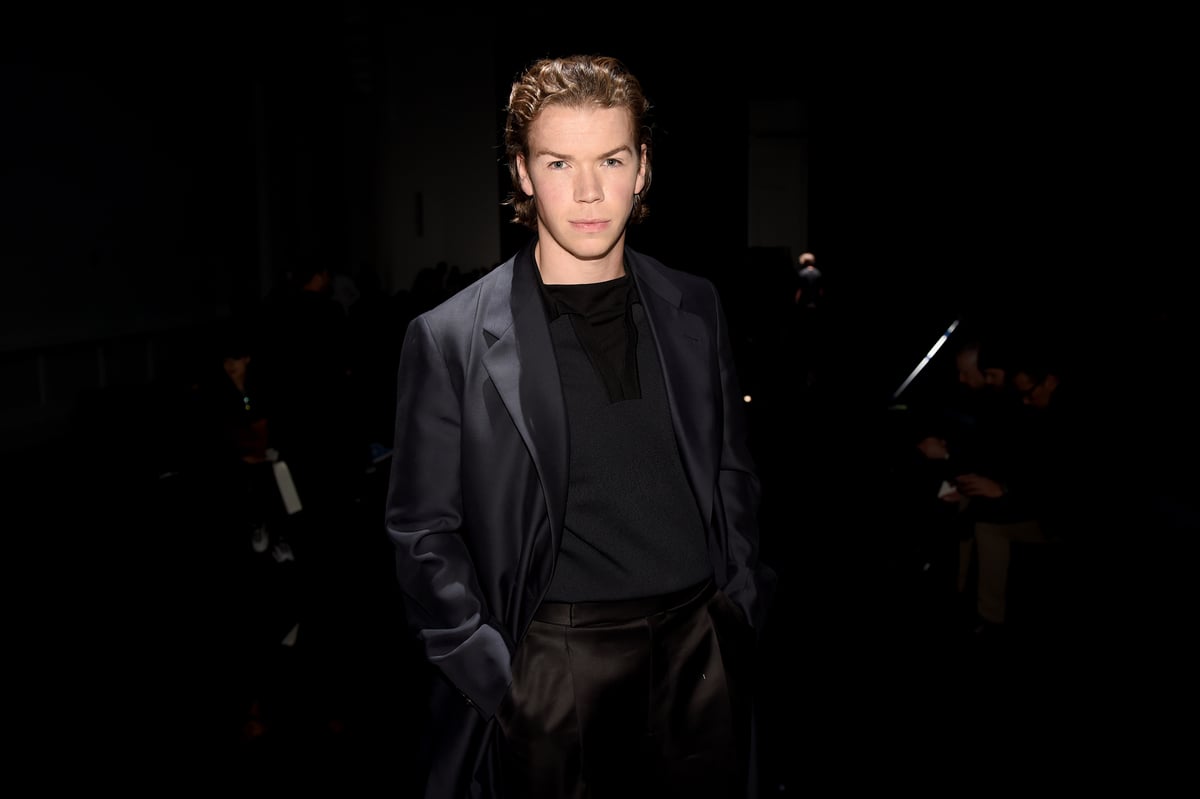 Will Poulter during the Dunhill Menswear Fall/Winter 2020-2021 show