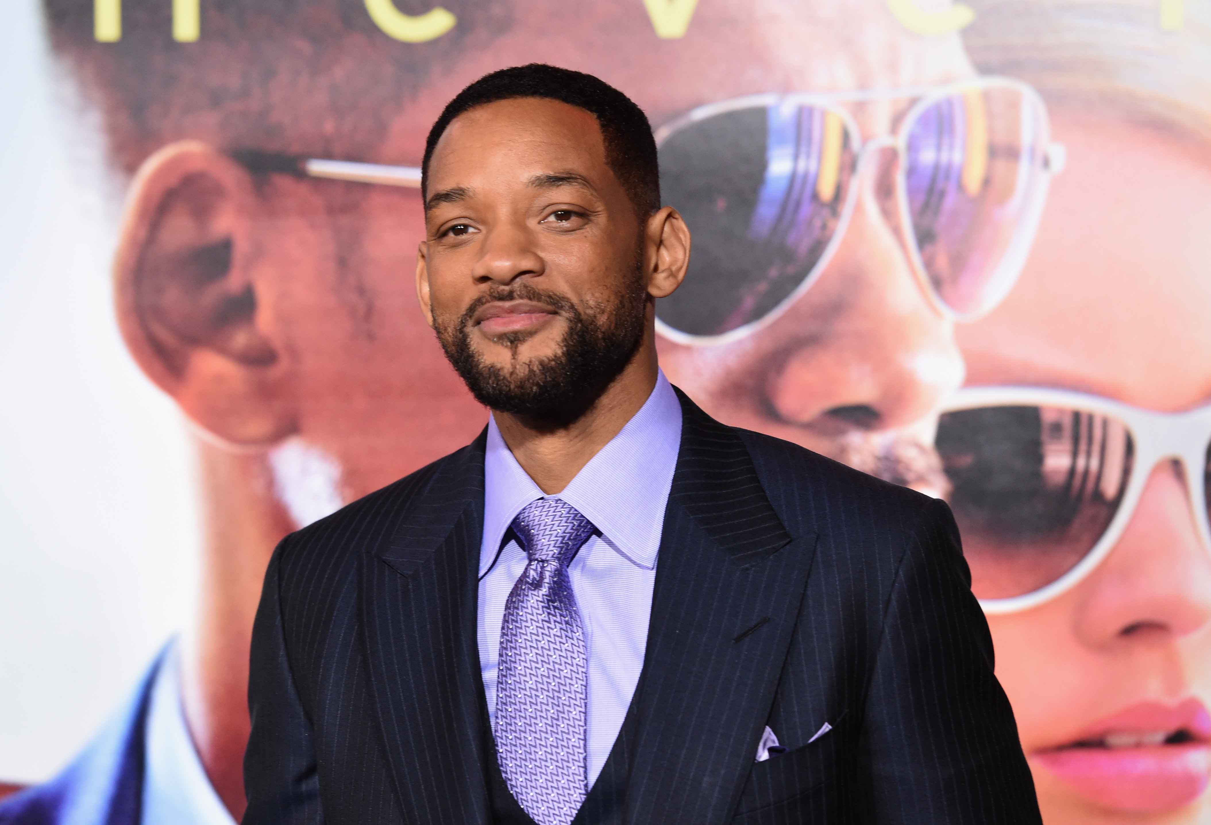 Will Smith appears at the premiere of 'Focus' in 2015