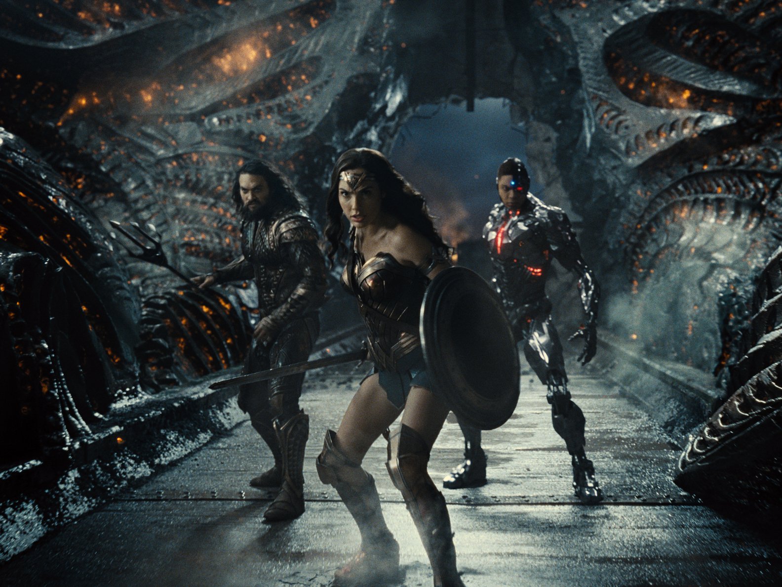 DCEU project 'Zack Snyder's Justice League.' It features Aquaman, Wonder Woman, and Cyborg. Some of those characters could carry over into Warner Bros. Discovery's DCEU.