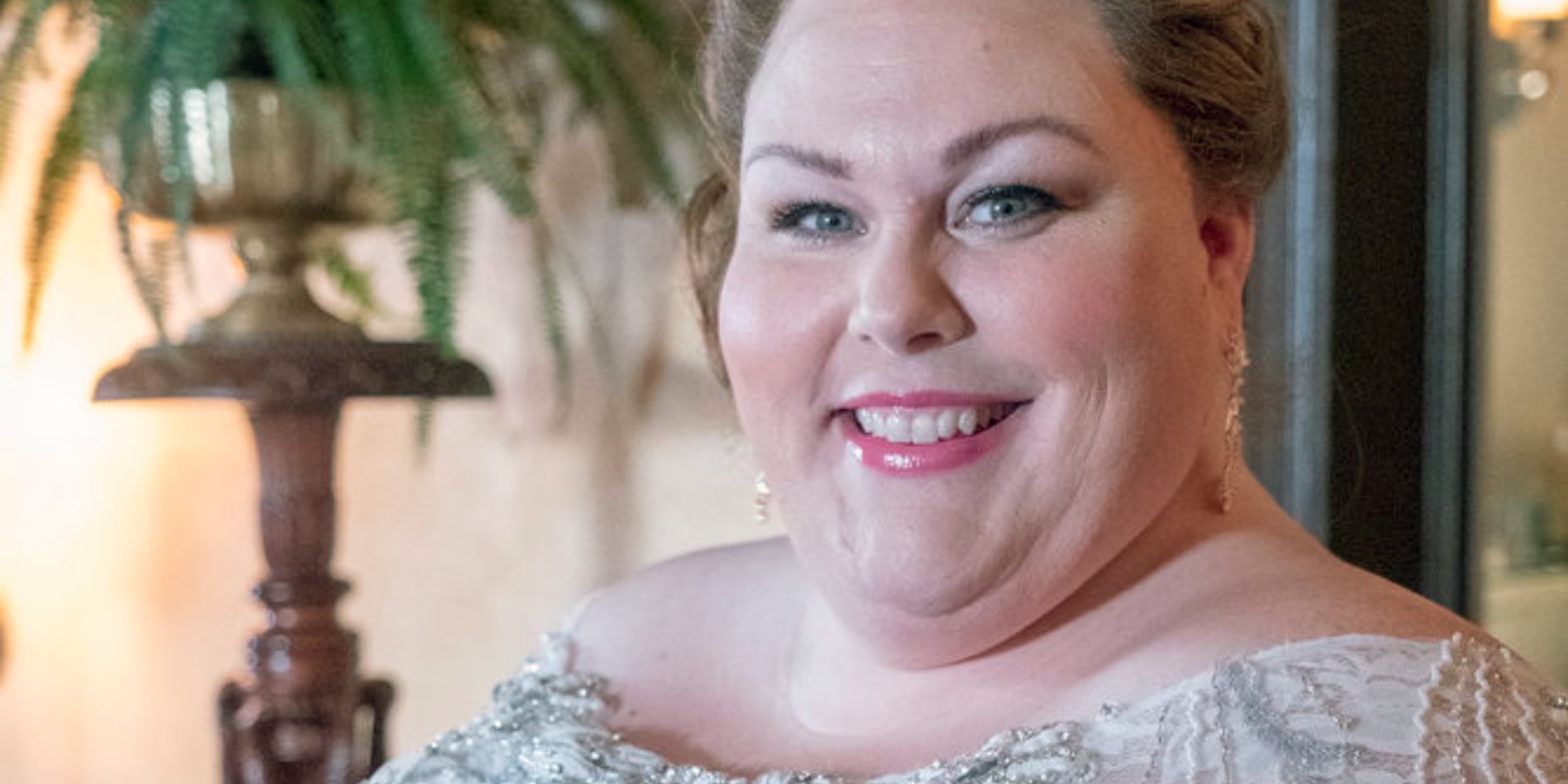 Chrissy Metz during her wedding to Phillip on This Is Us.