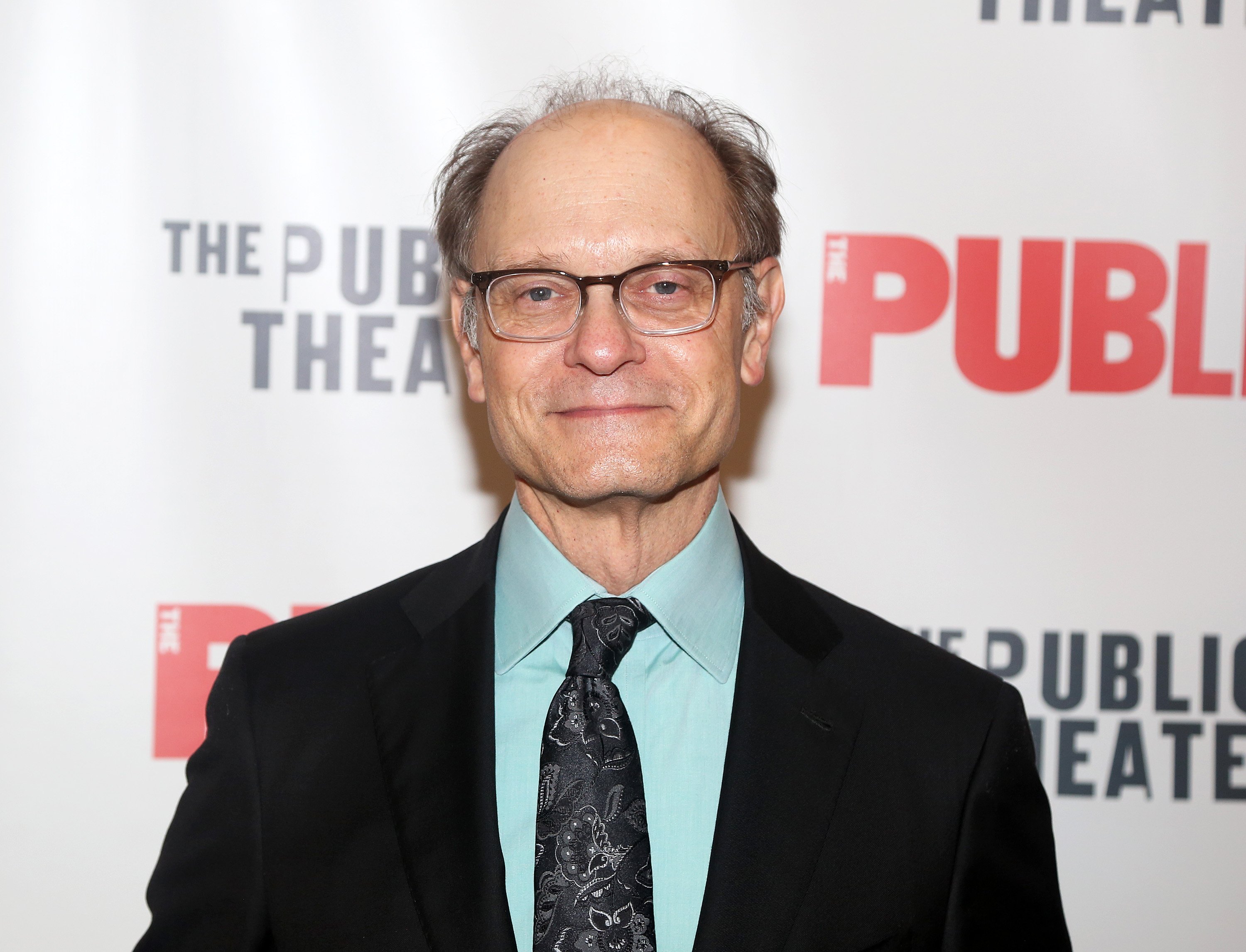 David Hyde Pierce poses at the opening night of the new musical based on the 2008 film "The Visitor" at The Public Theater on November 4, 2021