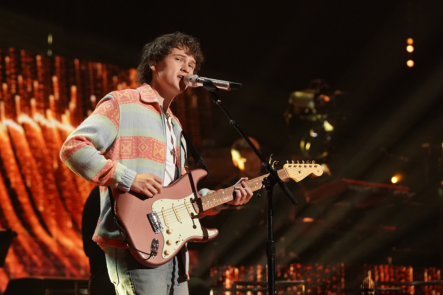 Fritz Hager performs on American Idol Season 20 for his spot in the Top 14.