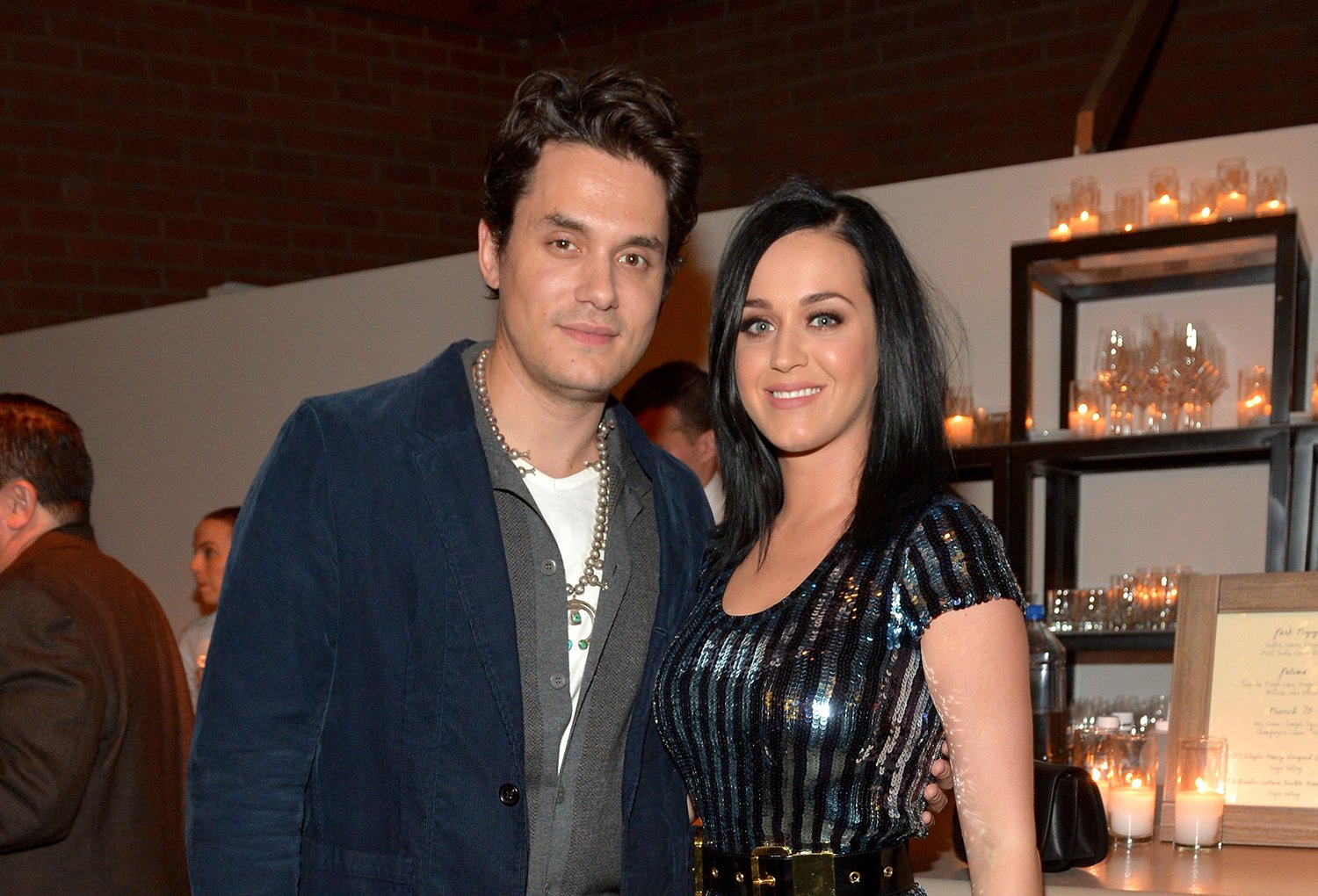 John Mayer and Katy Perry attend Hollywood Stands Up To Cancer Event in 2014