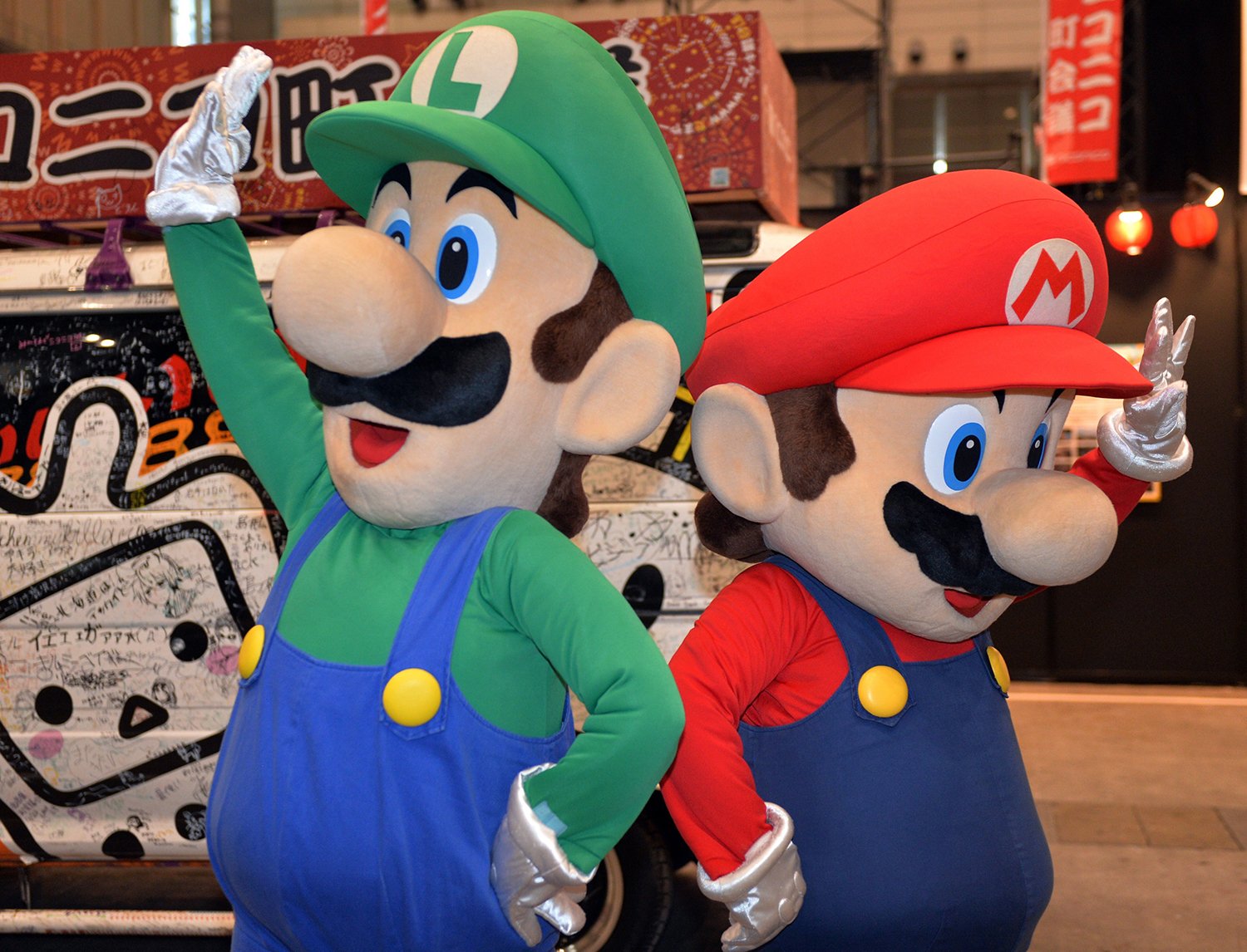 Super Mario Bros Luigi and Mario in Tokyo