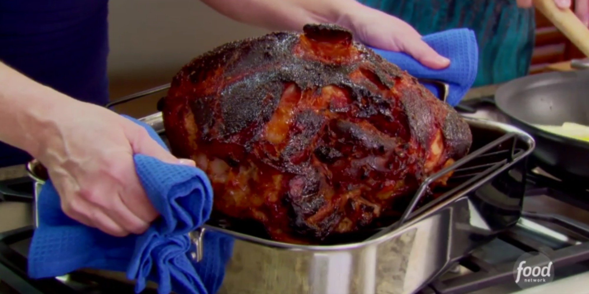 Trisha Yearwood Honey Mustard Glazed Ham.