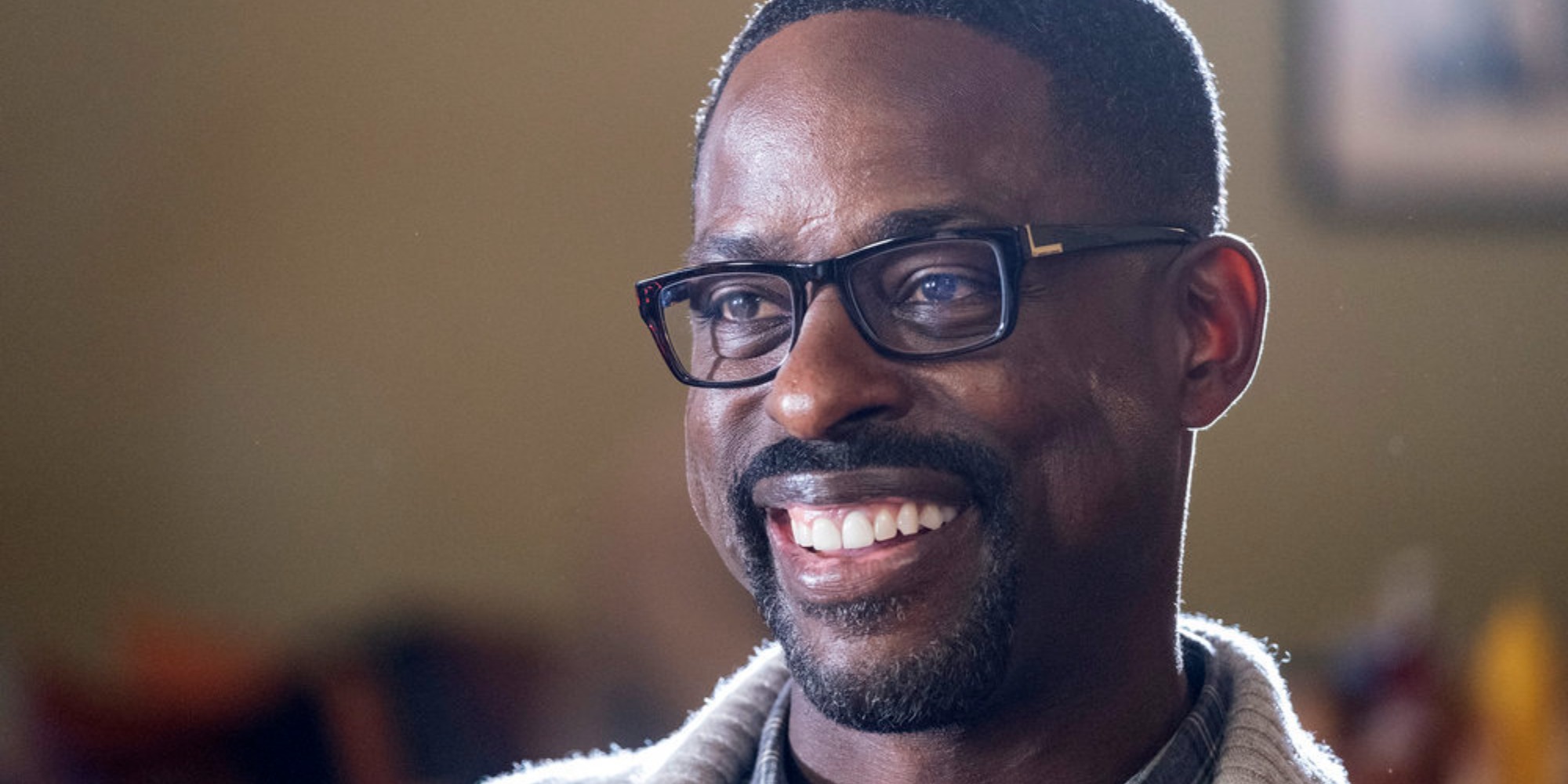 Sterling K. Brown on the set of This Is Us.