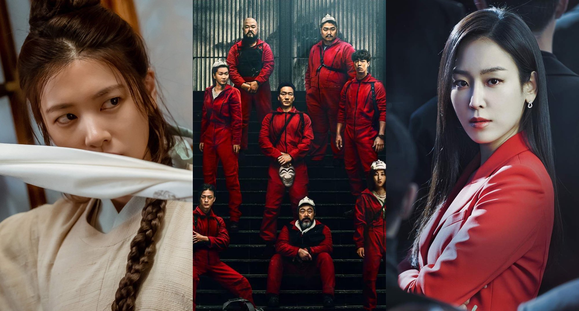 'Alchemy of Souls,' 'Money Heist: Korea,' and 'Why Her?' June K-dramas posters
