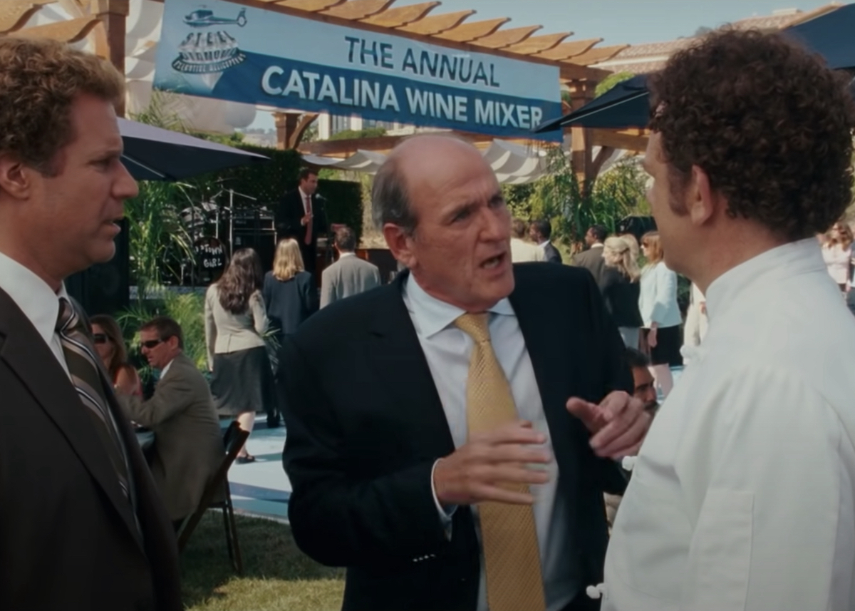 Will Ferrell, Richard Jenkins, and John C. Reilly film the famous Catalina Wine Mixer scene