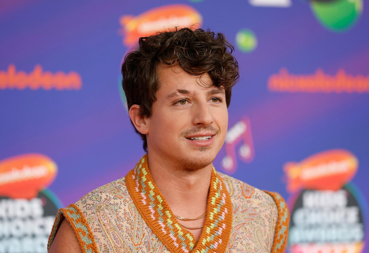 Charlie Puth attends the Nickelodeon's Kids' Choice Awards 2022 at Barker Hangar on April 09, 2022 in Santa Monica, California. 