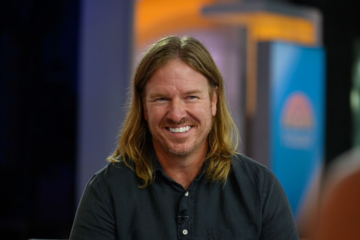 Chip Gaines smiles during an interview.