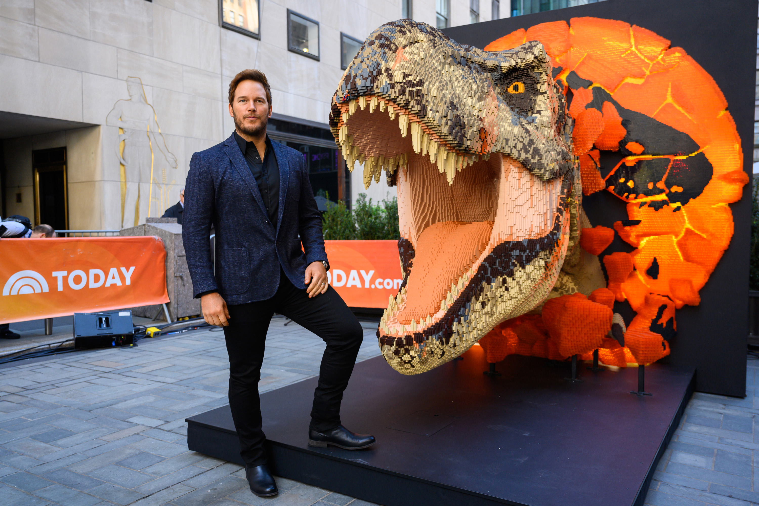 Marvel actor Chris Pratt talks about Jurassic World Dominion on the TODAY show