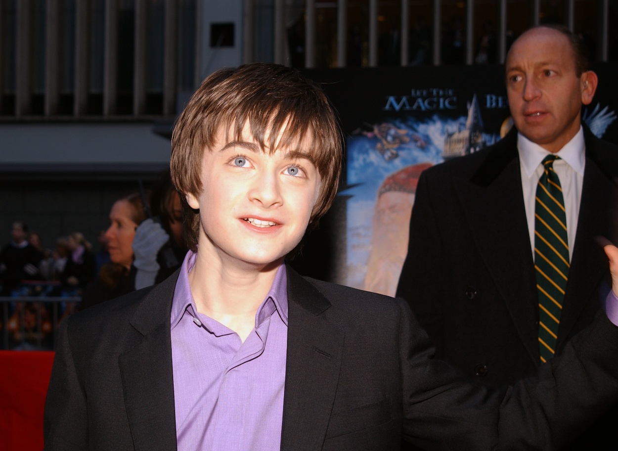 Daniel Radcliffe attends the New York premiere of 'Harry Potter and the Sorcerer's Stone' in 2001.